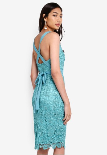 Jual Paper Dolls Aqua Strappy Dress Original Zalora Indonesia