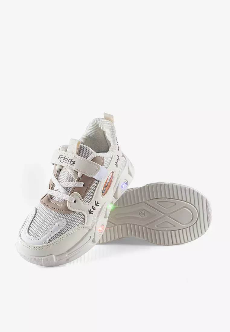 Sepatu Sneakers Anak LED Lampu Menyala T.Eren