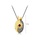 Glamorousky silver 925 Sterling Silver Plated Gold Flower Garnet Woven Geometric Pendant with Necklace 3F111AC498CF59GS_2