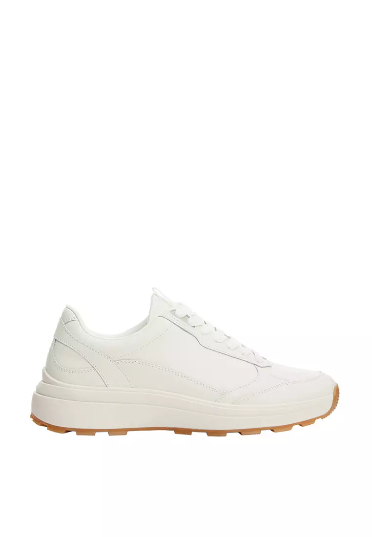 Buy Mango Lace Up Leather Sneakers 2024 Online ZALORA Singapore