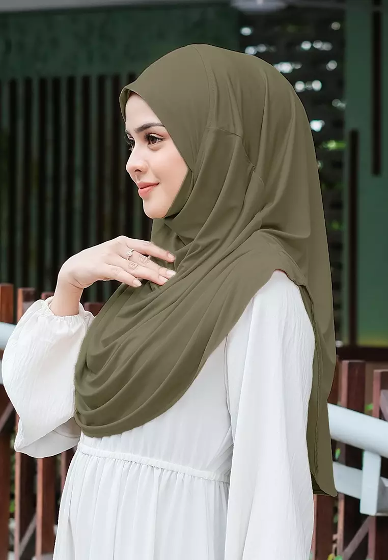 HIJAB INSTAN FATHIA - ARMY