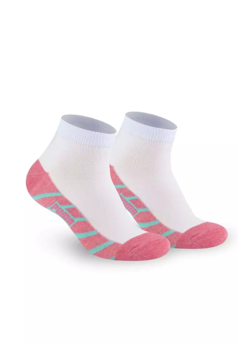 Puma Girls’ Cotton Lite Thin Casual Ankle Socks 3 pairs in a pack PGCKG21