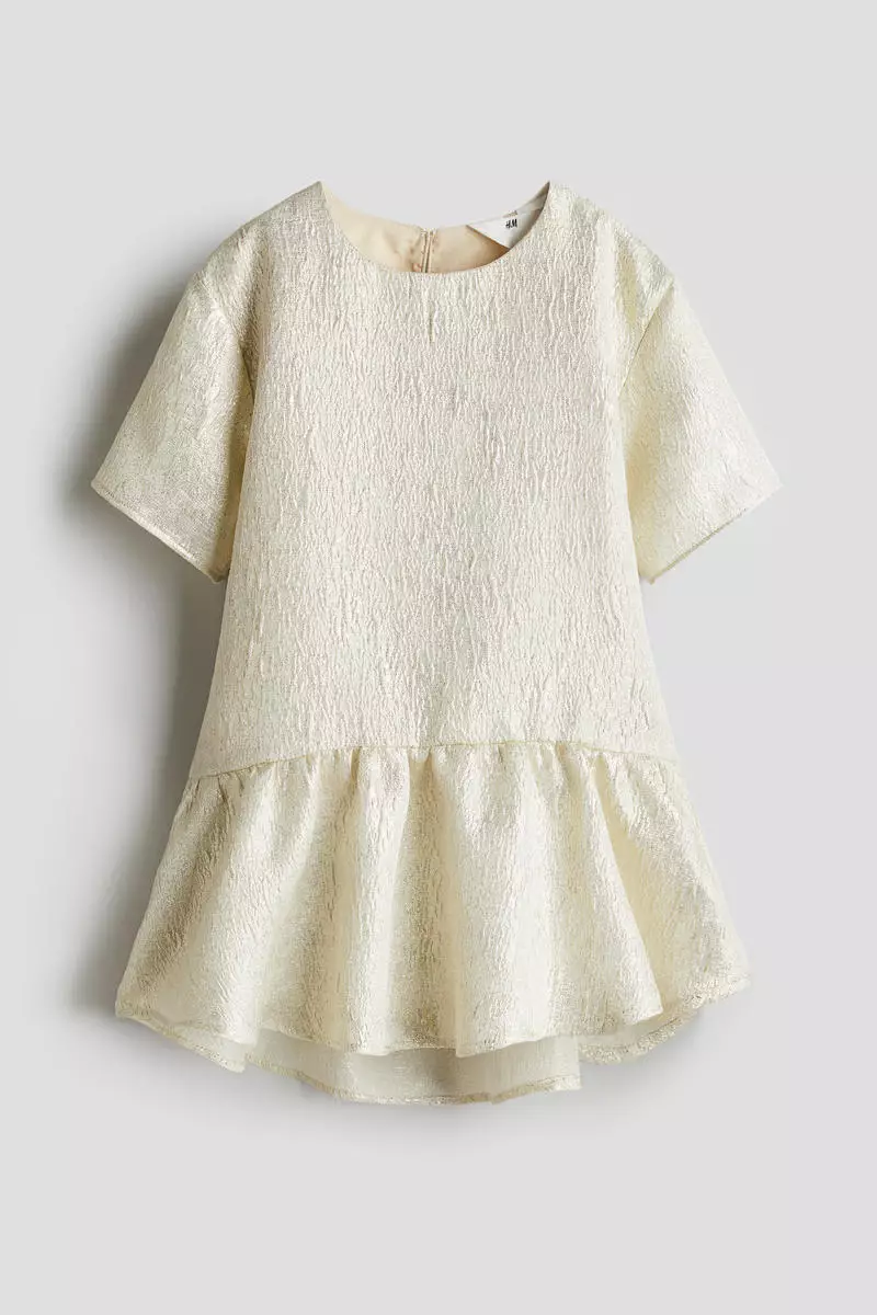 Jacquard-weave dress