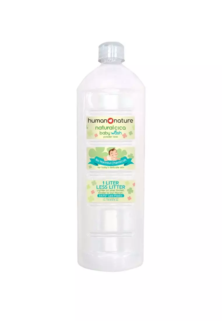 1L Natural Cica Baby Wash - Powder Love