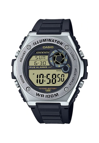 Casio black Casio Men's Digital MWD-100H-9AVDF Black Resin Band Casual Watch 16529AC4BE1542GS_1