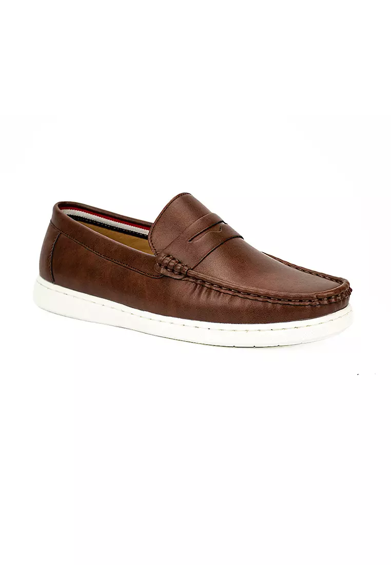 Discount on Mario D' boro Runway  shoes - SKU: Men's Casual Loafers Shoes MW 22906 Dark Brown C25