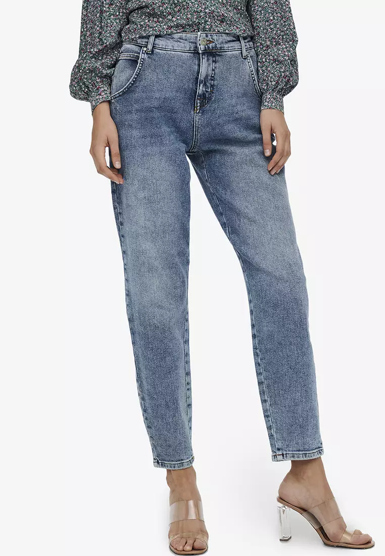 線上選購ONLY Troy High Waisted Jeans | ZALORA 台灣