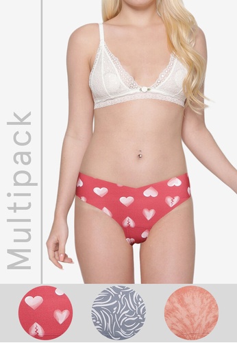 HOLLISTER multi Gilly Hicks Multipack No Show Thongs Multipack 807A9US4E5ED4BGS_1
