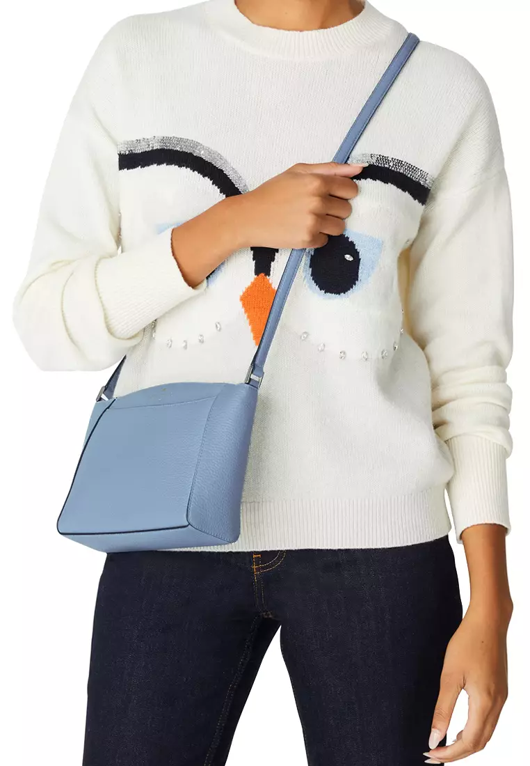 Monica Crossbody Bag in Polished Blue WKR00258