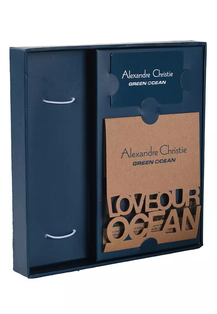 Alexandre Christie Green Ocean - Jam Tangan Wanita - Pink - Rubber Strap - 6584 MFRRGPN