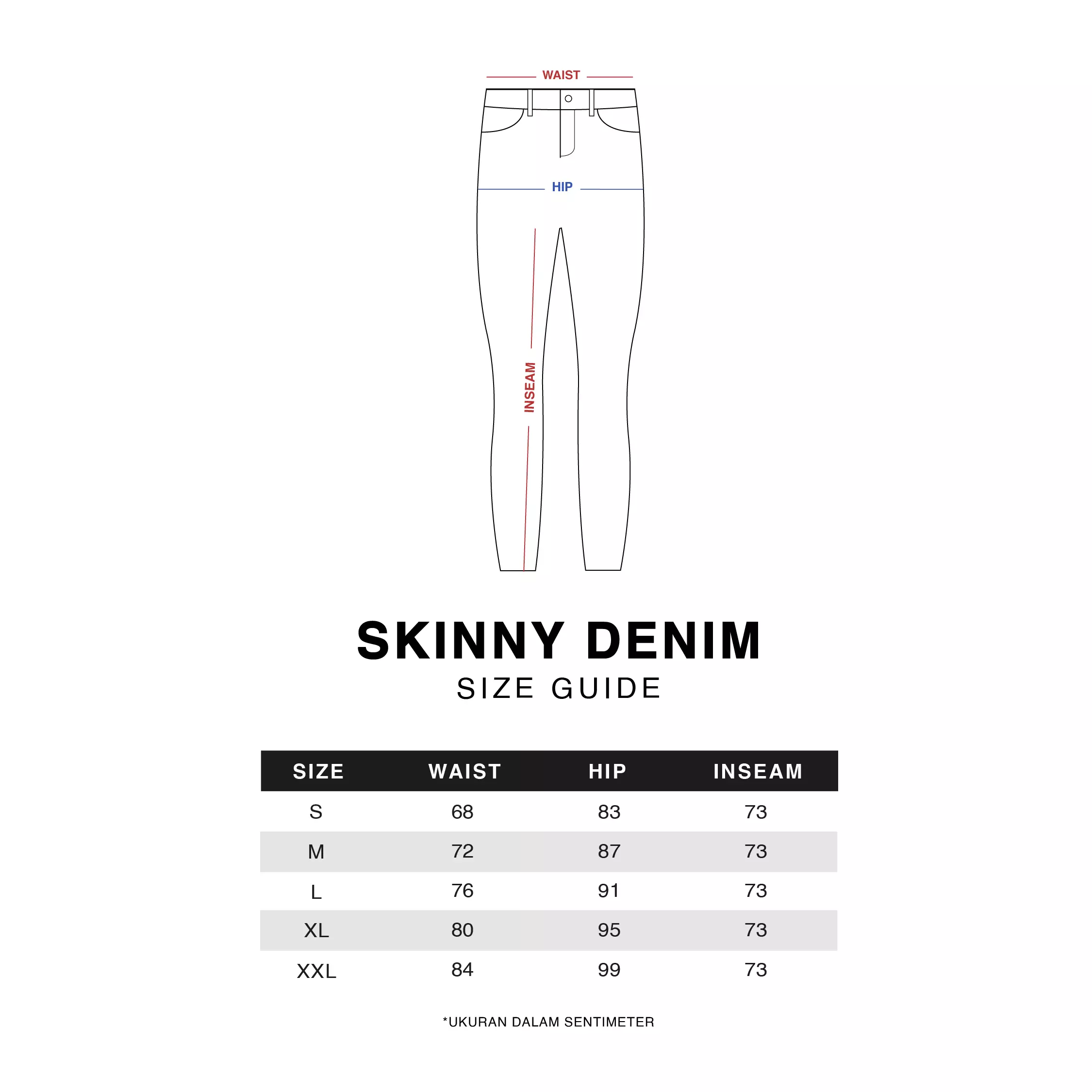 Celana Panjang Jeans Wanita Skinny A5 Series Medium Blue