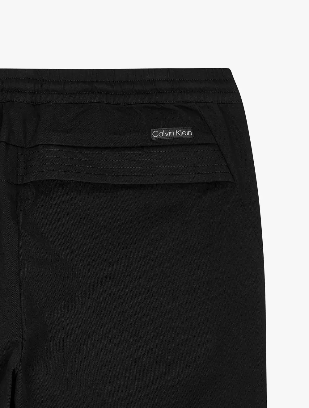Calvin Klein Jeans - Slim Drawcord Chino Pants - Black - black