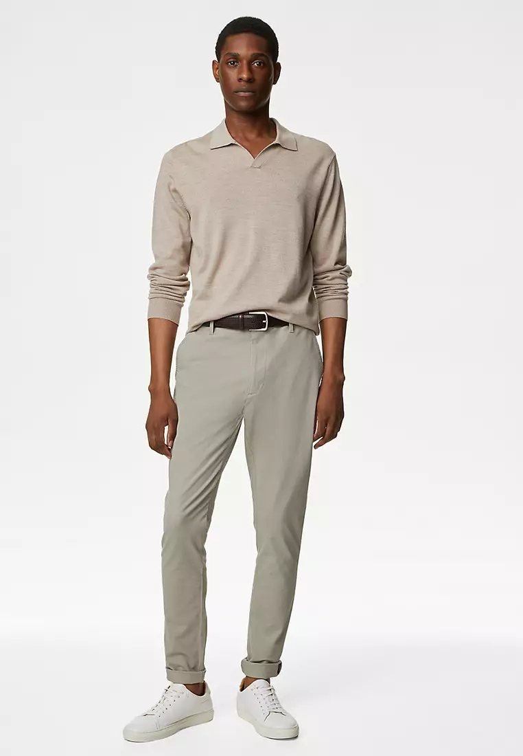 Skinny Fit Stretch Chinos