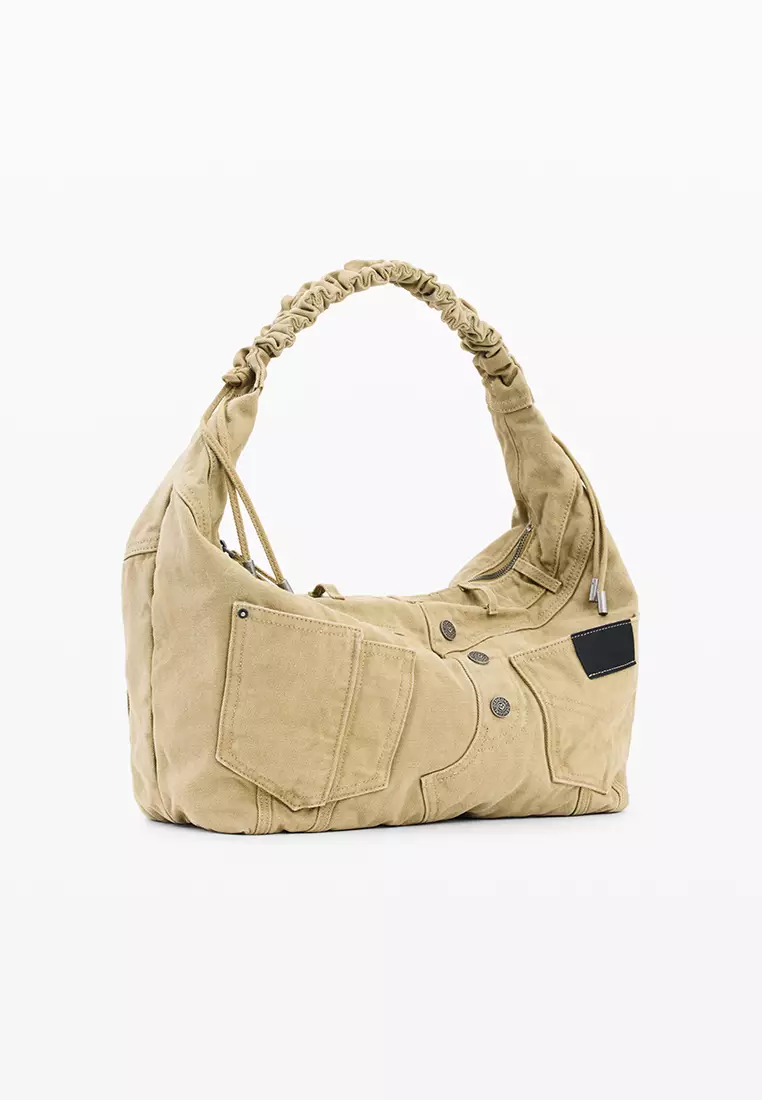 ACCESSORIES FABRIC SHOULDER BAG