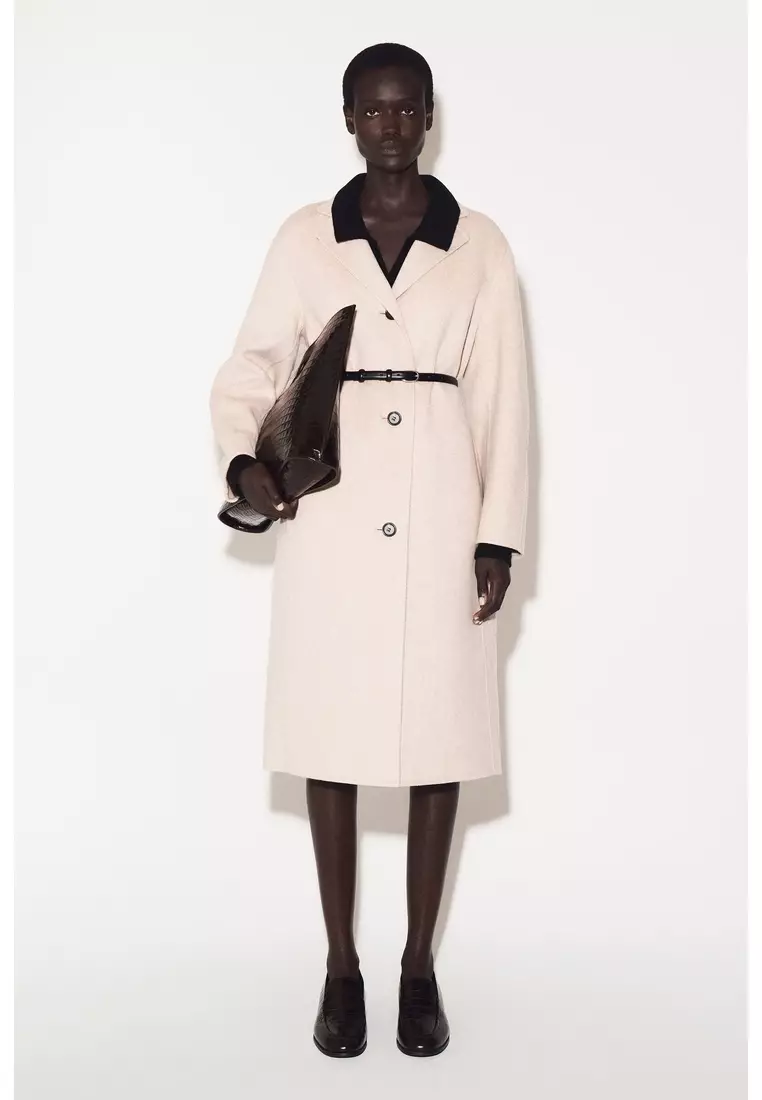 DOUBLE-FACED WOOL LONG COAT
