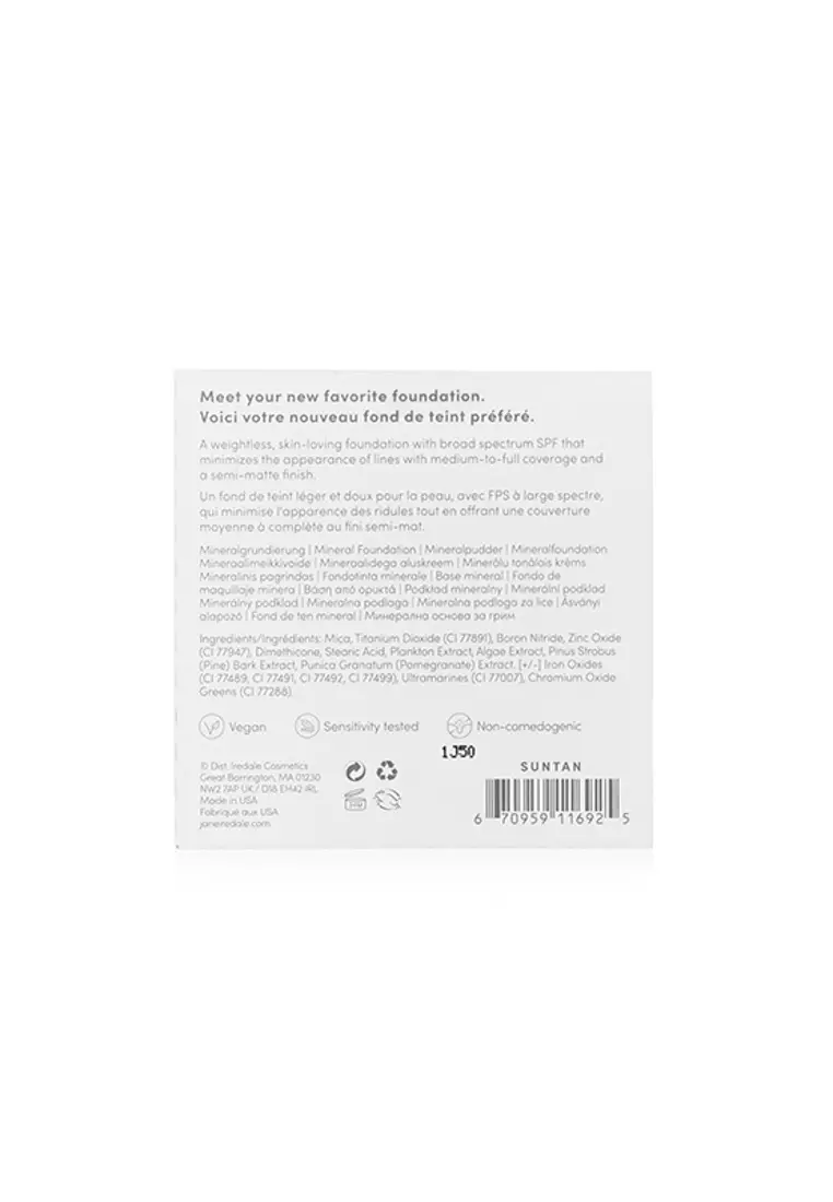 JANE IREDALE - PurePressed Base Mineral Foundation Refill SPF 20 - Suntan 9.9g/0.35oz