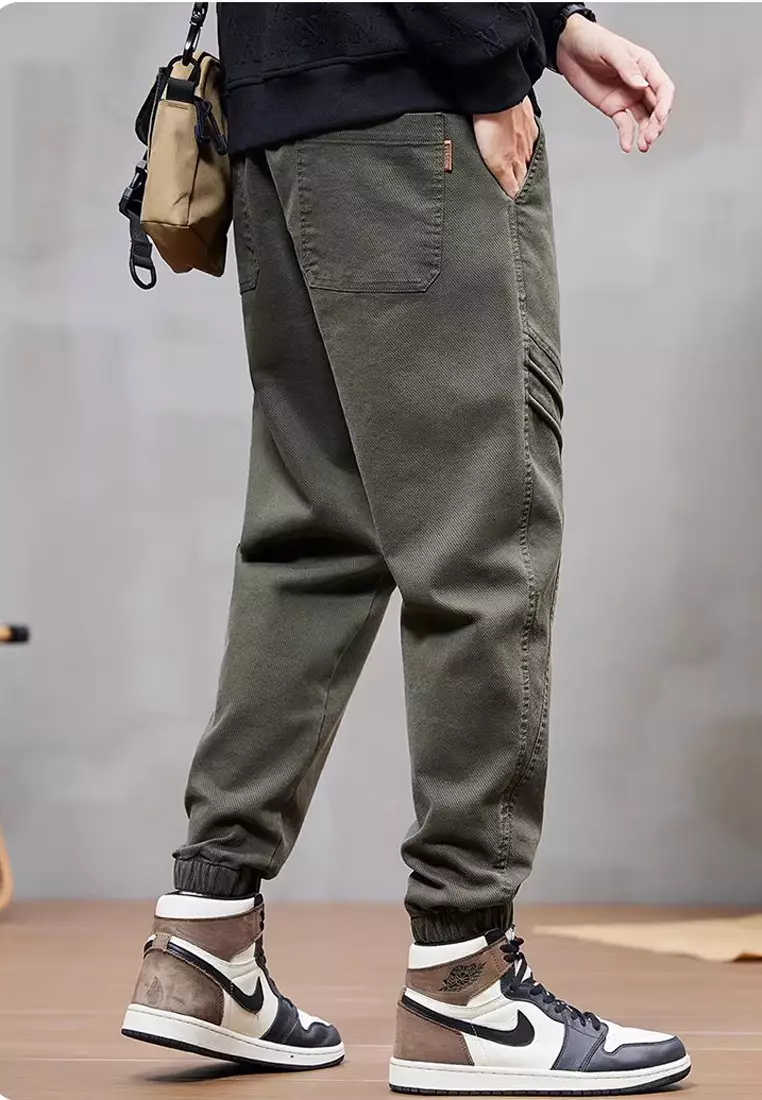 Drawstring Slim Jogger Pants