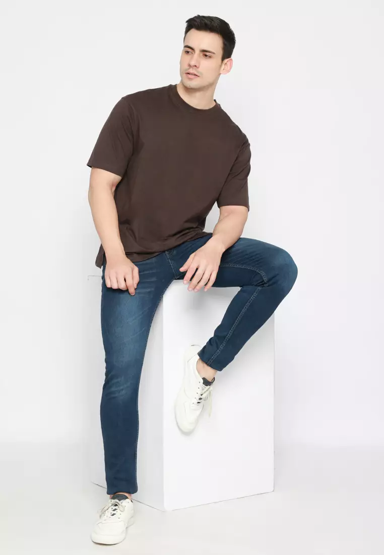 Kale Dexter Brown / Kaos Oversize Lengan Pendek Pria / Unisex