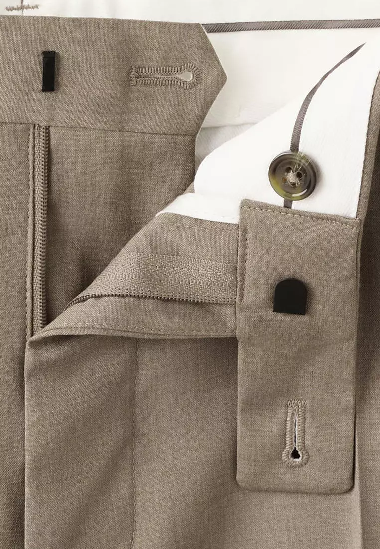 Milan Slim-Fit Suit Trousers