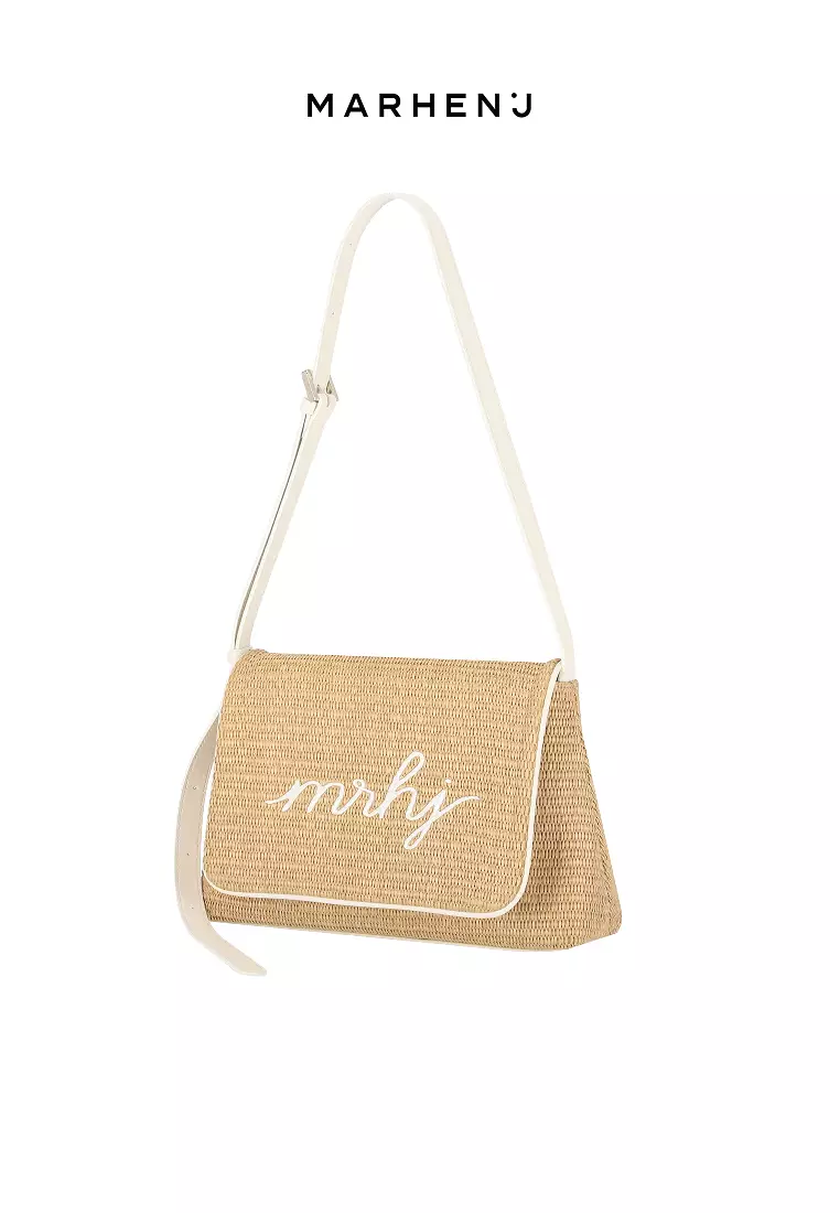 MARY Rattan Crossbody Bag Ivory