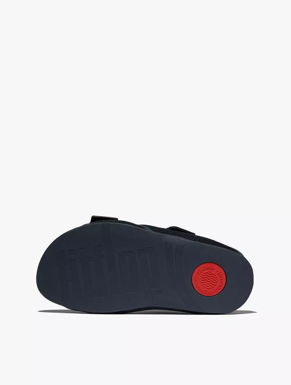 Fitflop Gogh Moc Mens Adj. Water-Resistant Mesh Slides - Midnight Navy/Ocean Blue