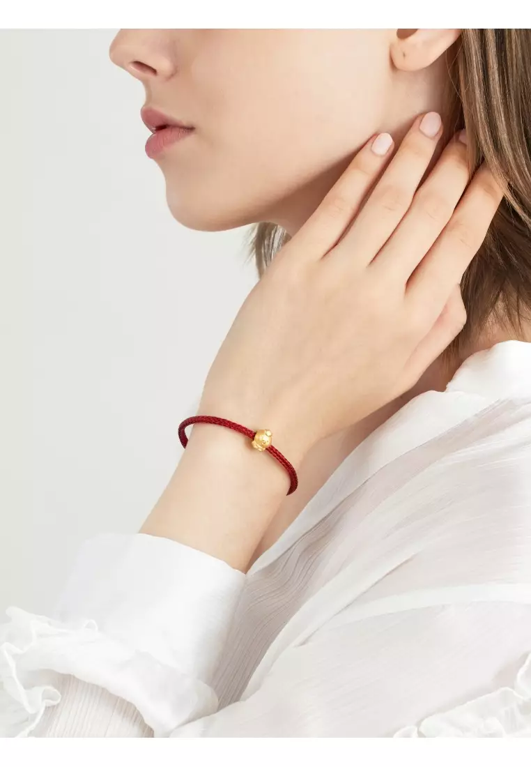 Charme 999 24K Gold Chinese Zodiac Rooster Charm 93700C (Bracelet not included)