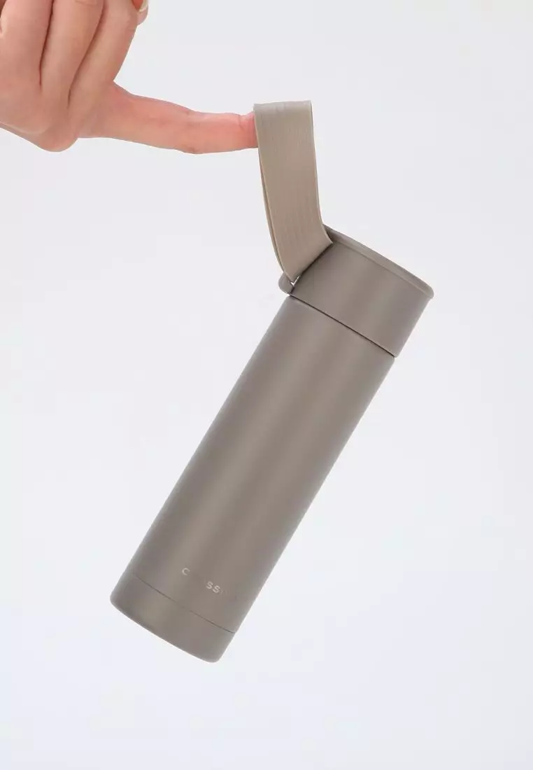 Crossing Compact Slim Insulated S/S Bottle 180ml - Latte