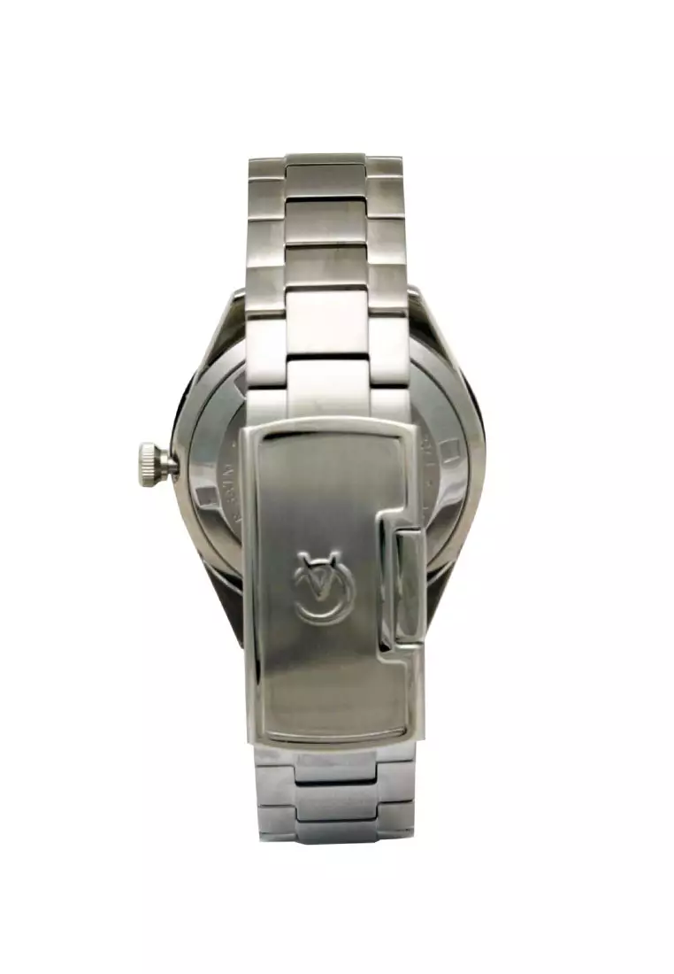 Alexandre Christie Jam Tangan Wanita - Silver Black - Stainless Steel - 6442 BFBTBBA