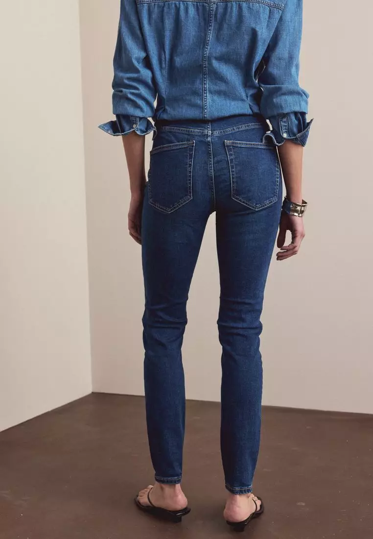 Mid Rise Stretch Skinny Jeans