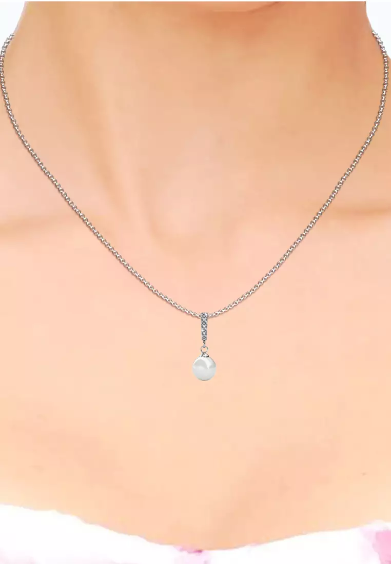 Mercury Pendant - Kalung Crystal Swarovski by Her Jewellery