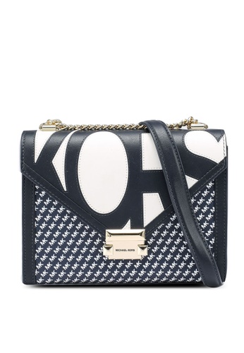 michael kors whitney large leather tote bag