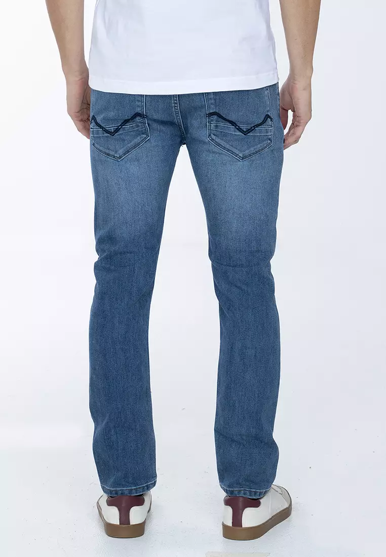 Buy JAG Jag Men's Skinny Stretch Jeans in Blue Crush 2024 Online