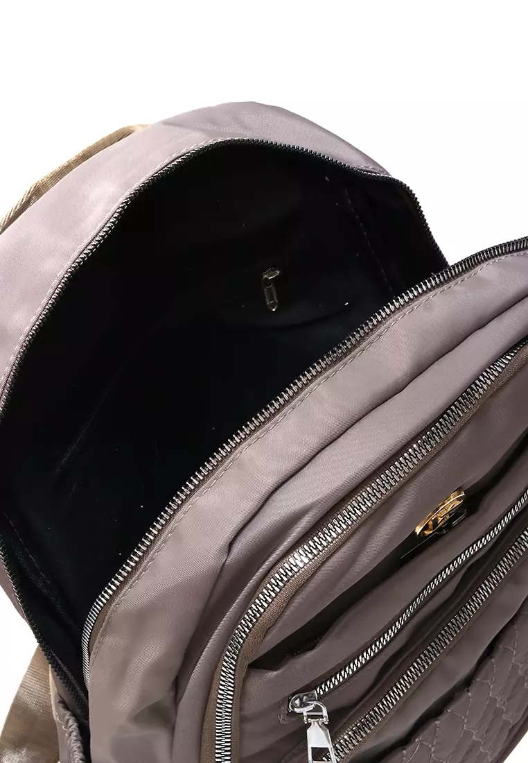 Karla Tas Ransel Wanita Anti Air Design Stylish High Quality - Abu-abu