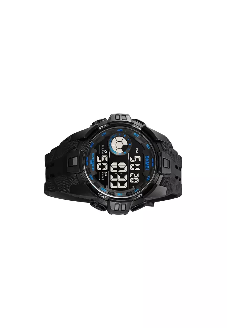 Jam Tangan Digital Sport Chrono Material TPU BK09 Waterproof ORIGINAL