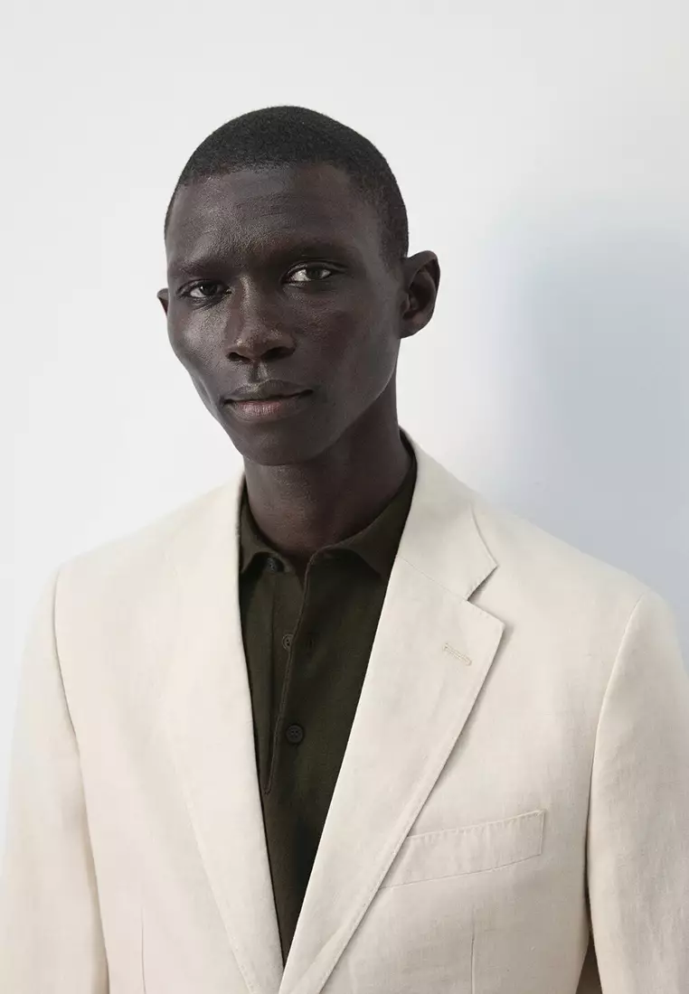 Amalfi 100% Linen Slim-Fit Suit Jacket