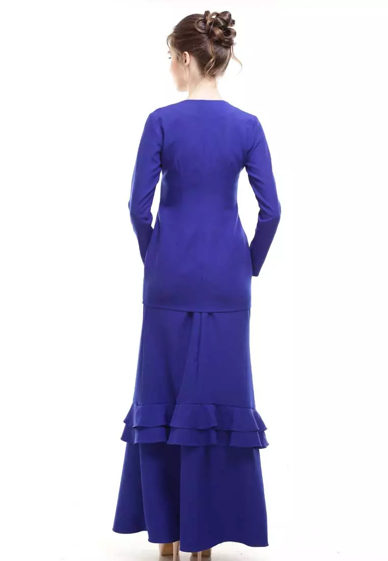 Vecona Kurung Modern in Royal Blue