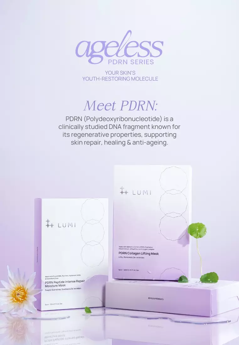 LUMI PDRN Peptide Intense Repair Moisture Mask (5 Sheets/Box)