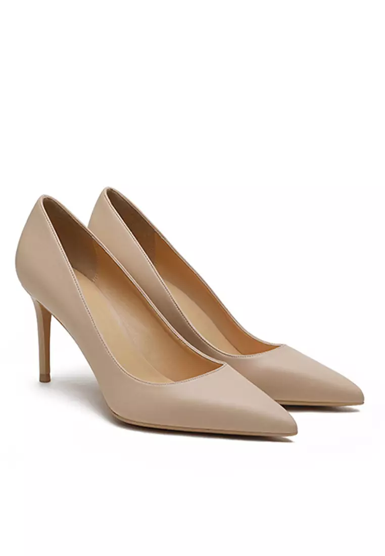 8CM Uniform Pointed High Heel Shoes HZL181