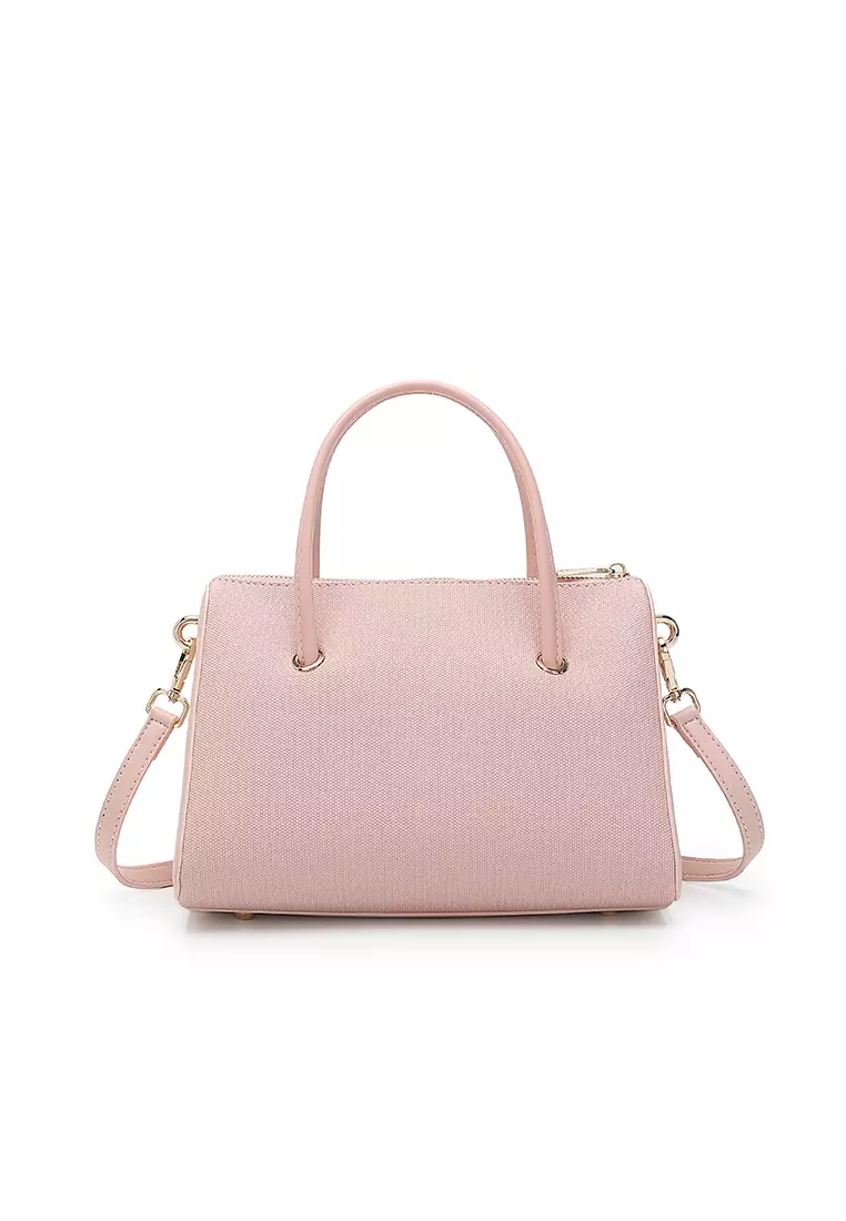 Women's Top Handle Bag / Sling Bag / Crossbody Bag - Pink