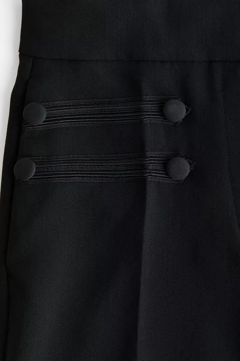 Buy H&M Tailored button-detail trousers 2026 Online | ZALORA