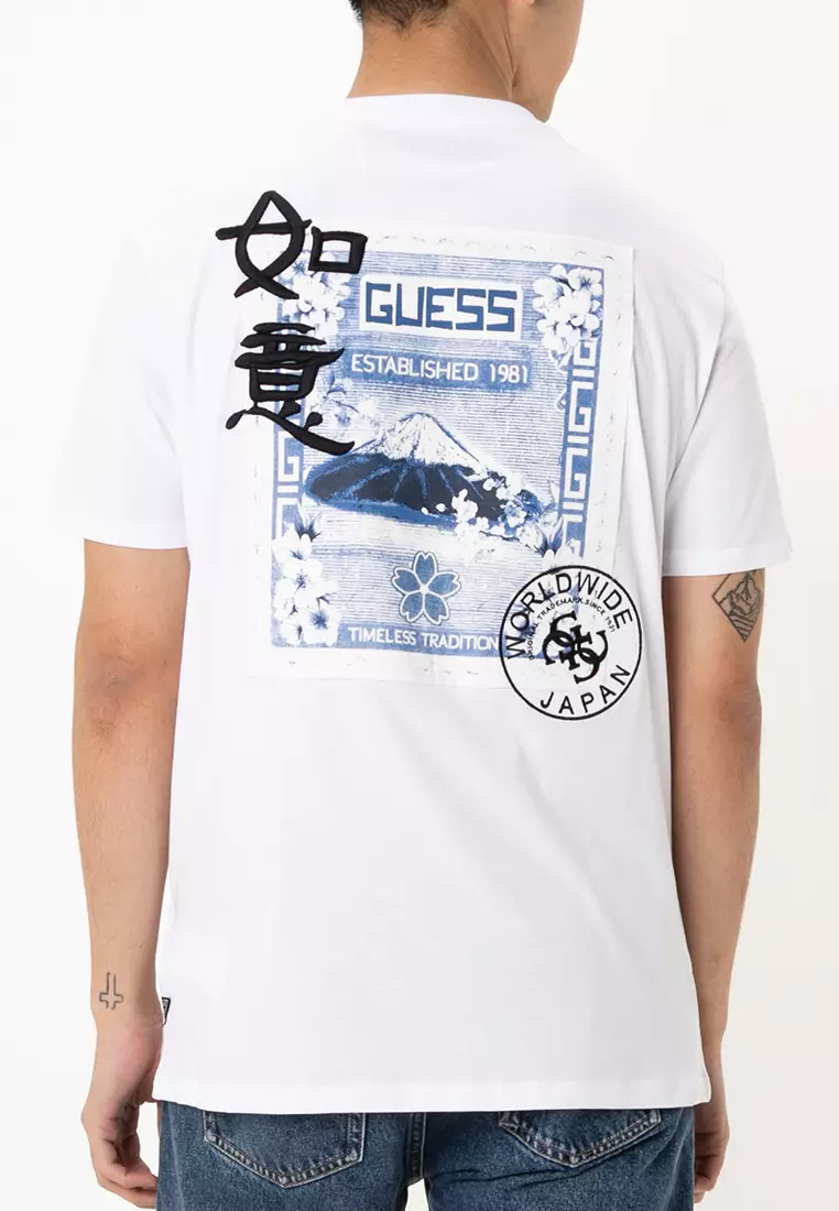 Buy Guess Mount. Fuji Graphic T-Shirt 2024 Online | ZALORA Philippines