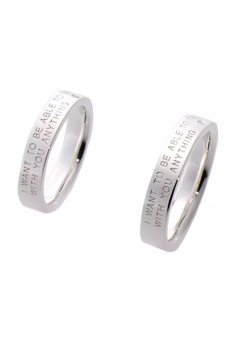 Buy The LoveMark Let's Talk Couple Ring with Diamonds lr0022 2024 ...