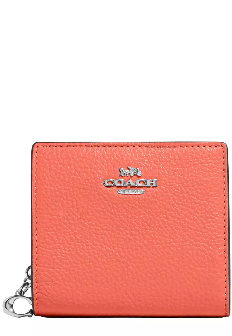 Snap Wallet in Tangerine C2862