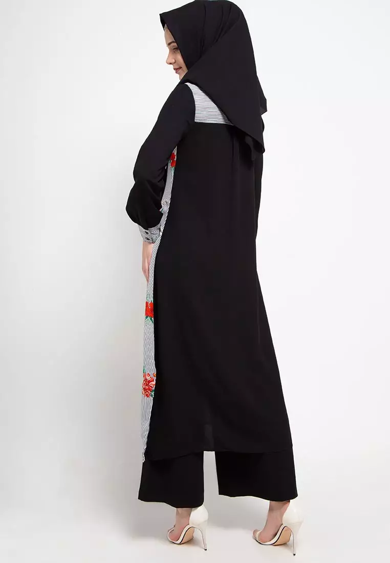 Chelsea Maxi Dress In Navy Print