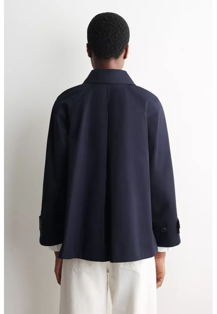 A-LINE COTTON-TWILL JACKET