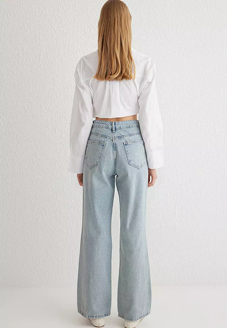High Waist Wide Leg Jeans