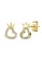 Her Jewellery gold Crown Love Earrings (Yellow Gold) - Made with premium grade crystals from Austria 24830ACB84C6FDGS_1