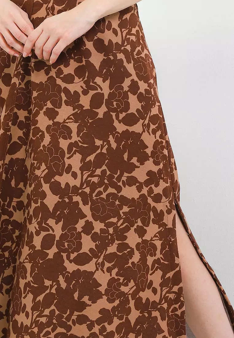 Elastic-waisted Long Skirt Alaia+Lining