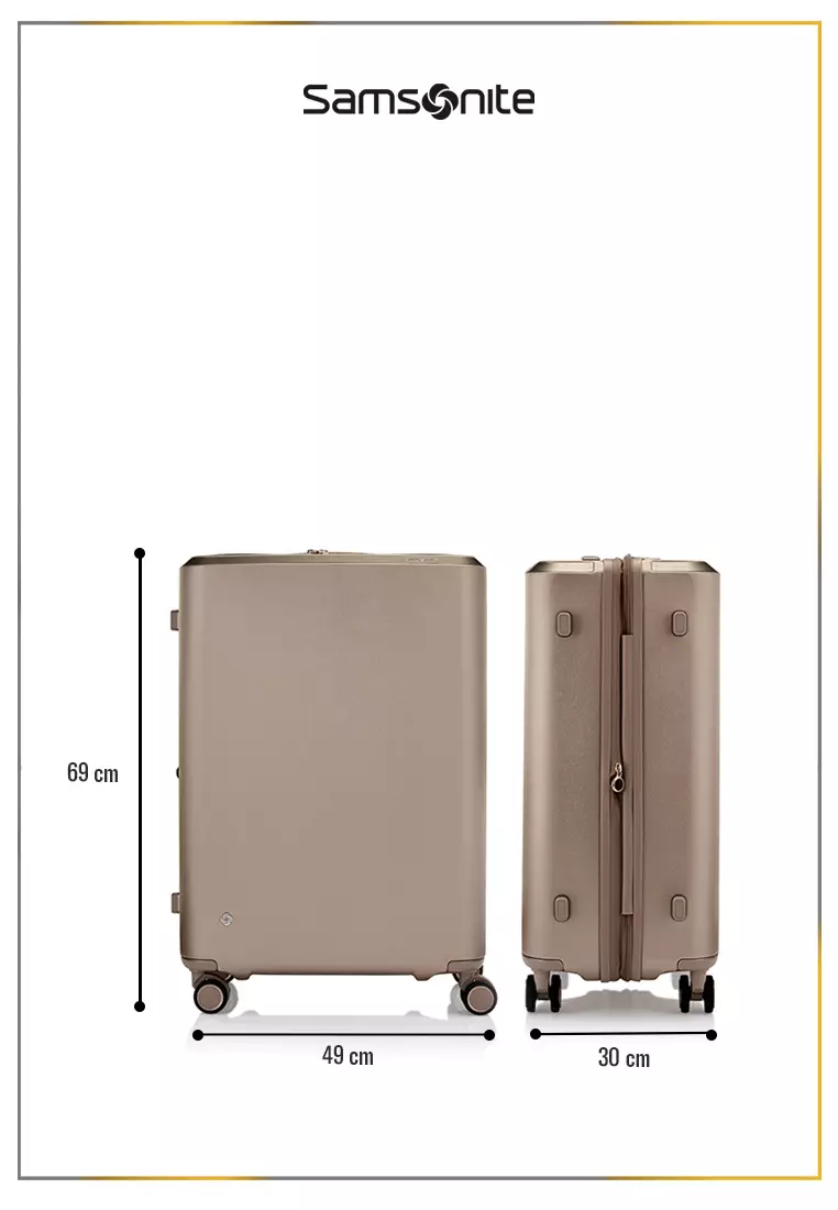 Samsonite Koper Hardcase Evoa Z Medium 25 Inch - Ivory Gold