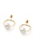 6IXTY8IGHT gold Pearl Round Earrings AC03296 45BABAC4D373BCGS_2